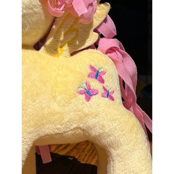 2013 Fluttershy Butterfly Yellow My Little Pony Plush 11" Stuffed Animal Pink - Picture 2 of 8